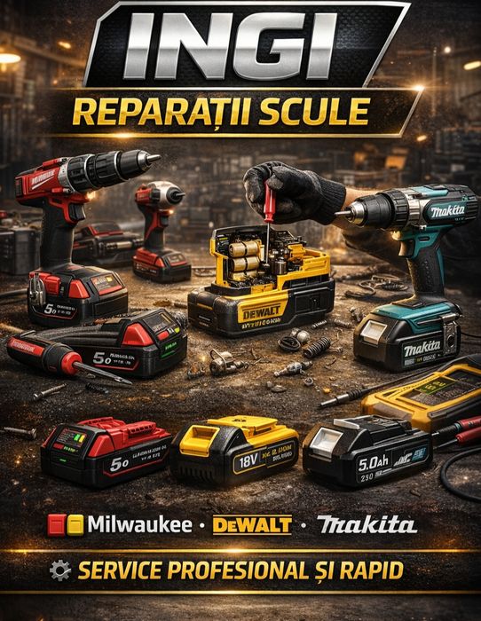 Reparatii scule și acumulatori