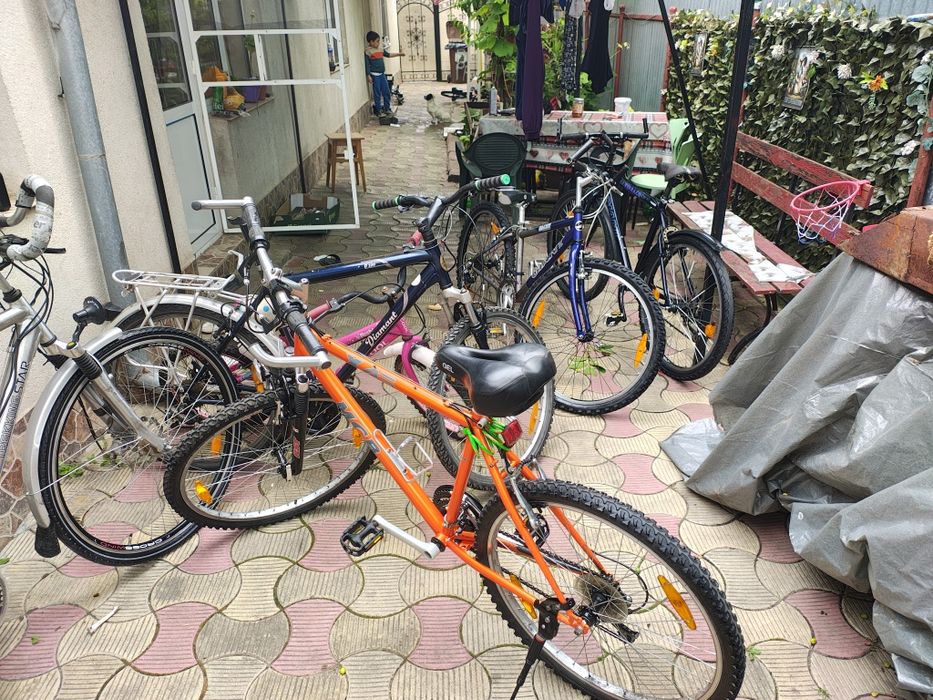 Biciclete de aluminiu la 250 lei buc și cu disc, și dinam în butuc