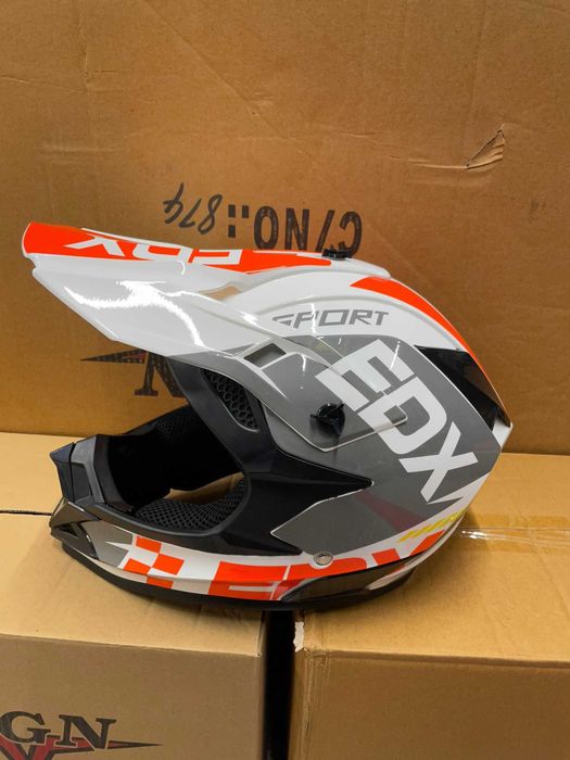 Casca Moto Enduro Cross ATV S M L XL PORTO Cagula Cadou