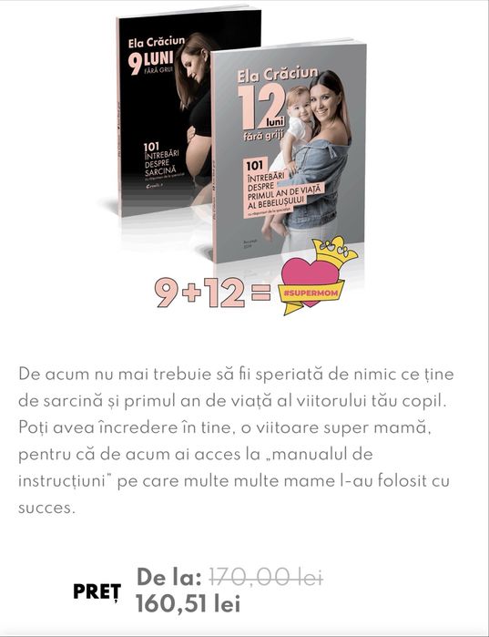 9 + 12 luni fara griji Set Ela Crăciun