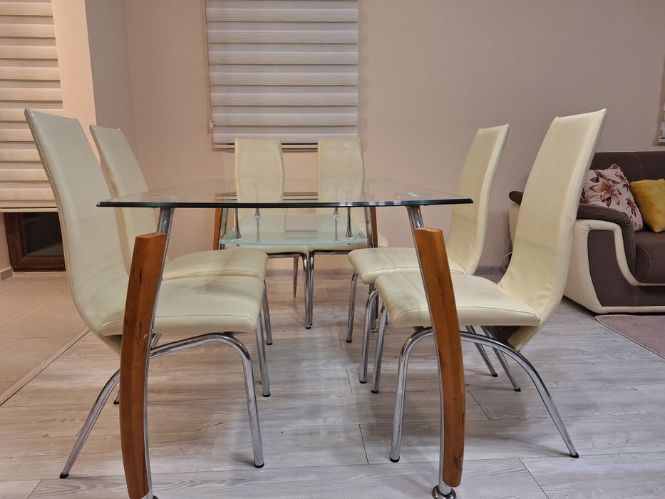 Кухненска маса + 6 стола