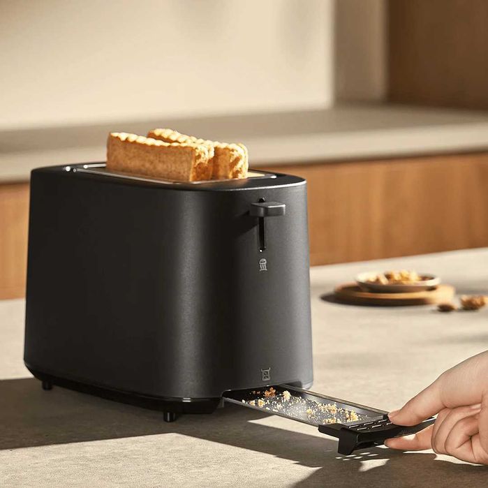 Тостер Xiaomi черный, глобальная версия, 1 год гарантии