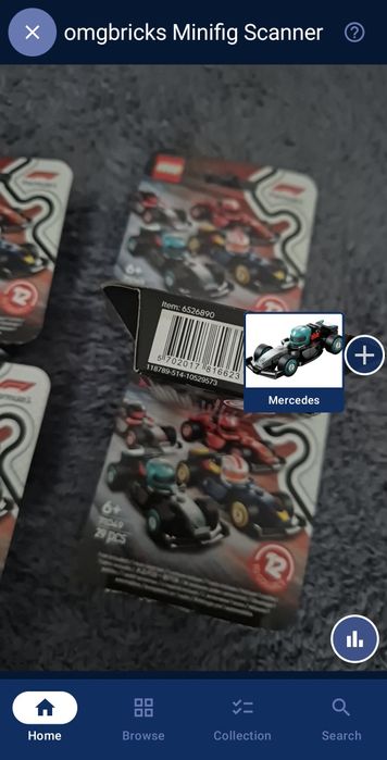 Mașinuțe LEGO mini FORMULA 1