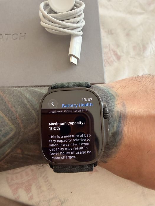 Apple watch ultra 2 [Negru] [100%battery health] garantie pana in Ianuarie 2027