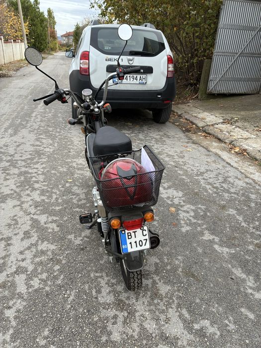 Бензинов мотопед педалетка 49 куб.см