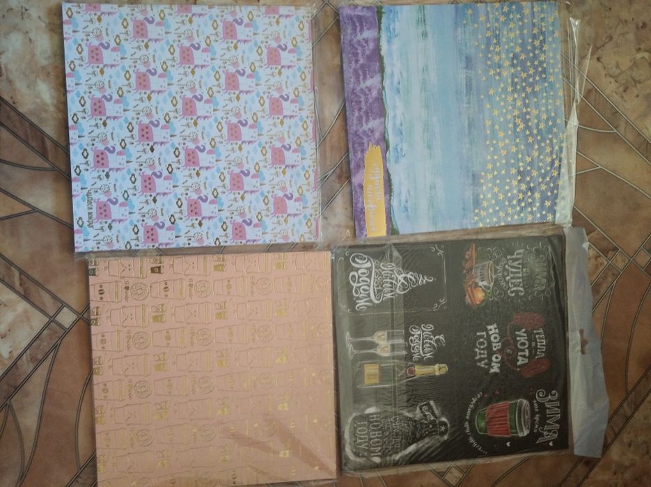 Бумага для скрапбукинга дищайнерская