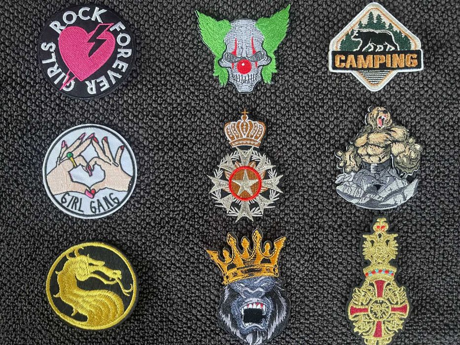 Petic/Patch/Emblema brodat geaca/vesta/etc piele/textil moto/rock/punk