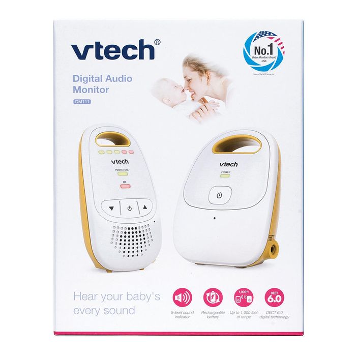 Радионяня Vtech DM111  аккумуляторные батареи дальность до 300м