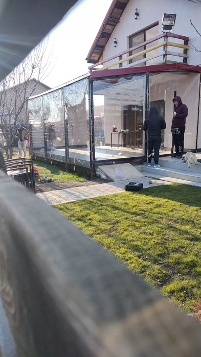 Folie terase si foisoare, folie terasa transparenta