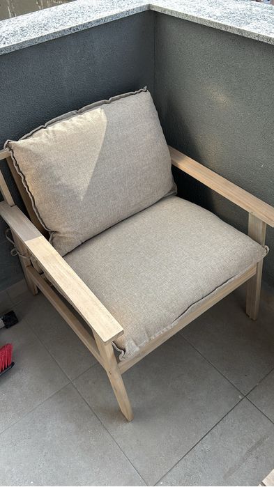 Fotoliu de terasa+masuta de cafea