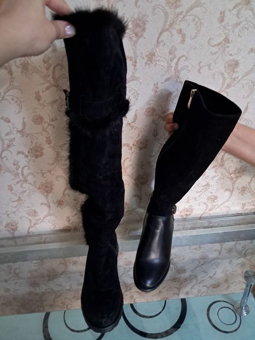 Женские сапоги 1+1