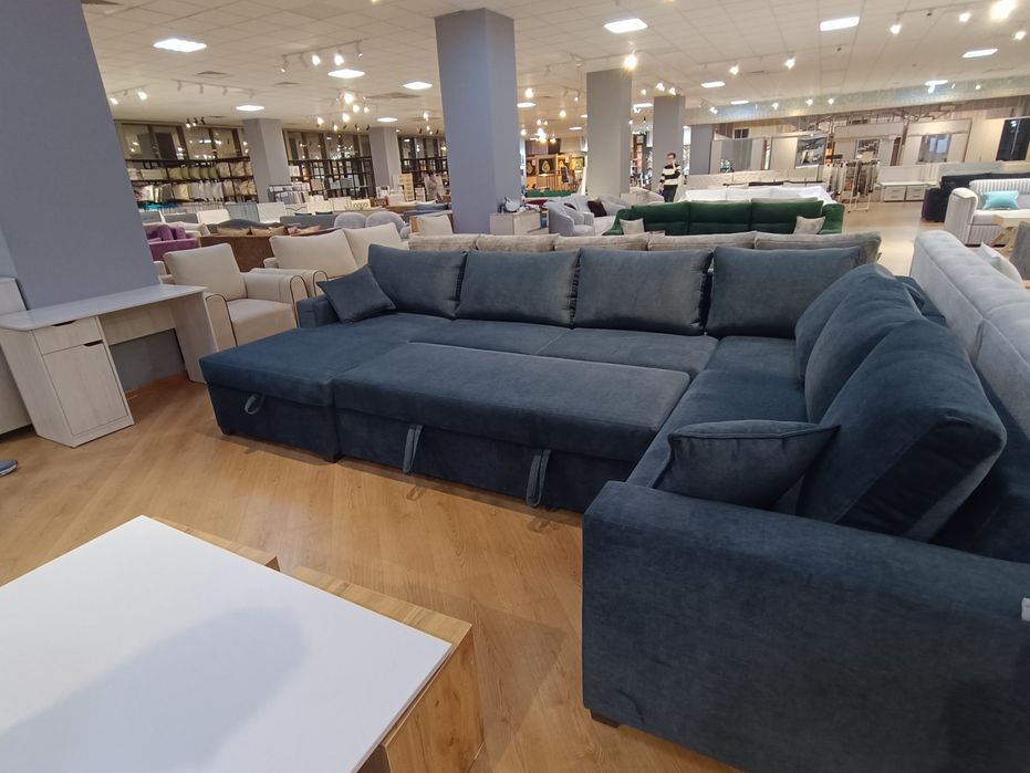 Большой диван  п образка