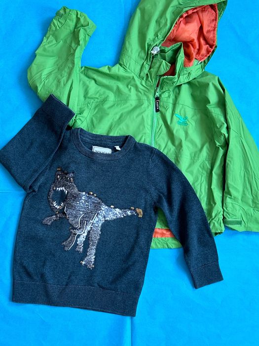 Salewa детско пролетно яке и пуловер с динозавър 3/4 години