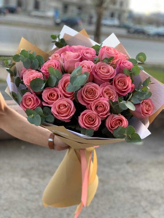 Хризантемы розы пионы сирень