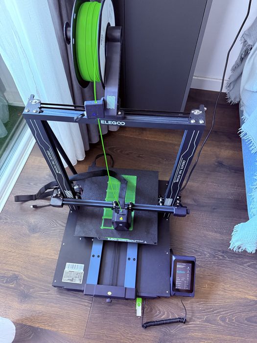 Imprimanta 3D ELEGOO Neptune 4 Plus, Viteza maxima 500mm/h, Negru
