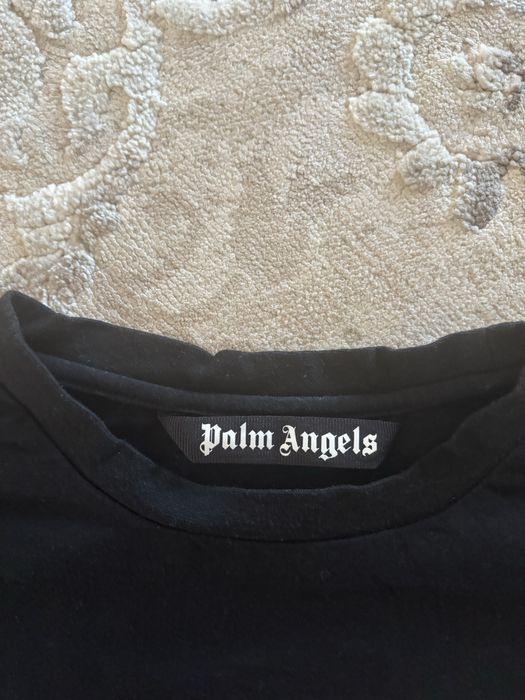 Tricou Palm Angles Negru - Mov
