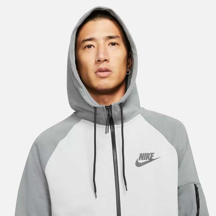 Nike Full Zip Hoodie Grey Mens DD5284-077 Оригинал Код 678