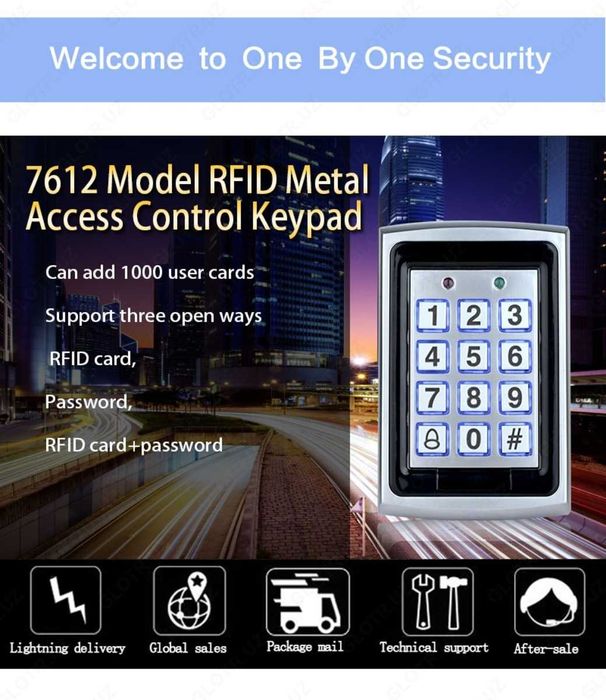 ОПТОМ Кодовая панель со считывателем | Kodli qulf | эшик замок дверь