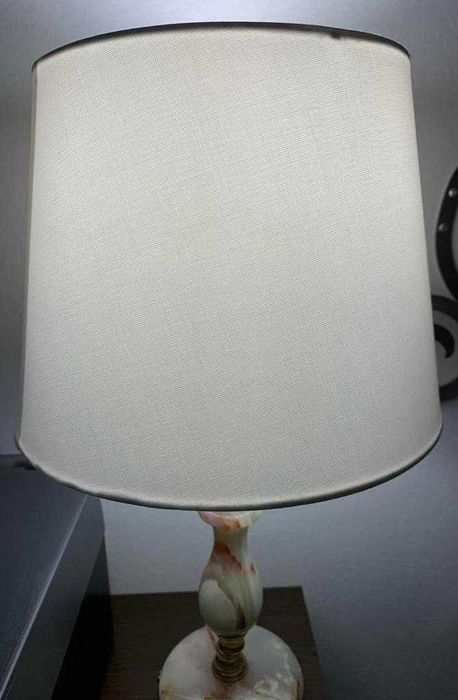Veioza/lampa art deco VINTAGE ONIX bec E27 anii 50 20x40cm Olanda