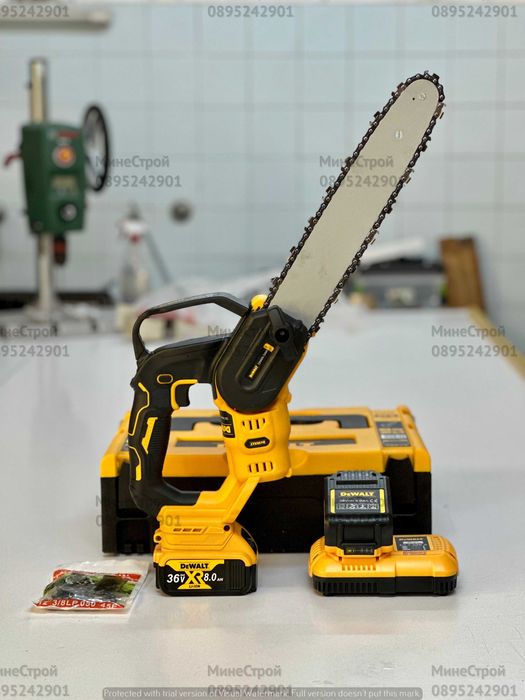 Акумулаторна Резачка DeWalt 36v 8Ah Девалт кастрачка с резервоар 30см
