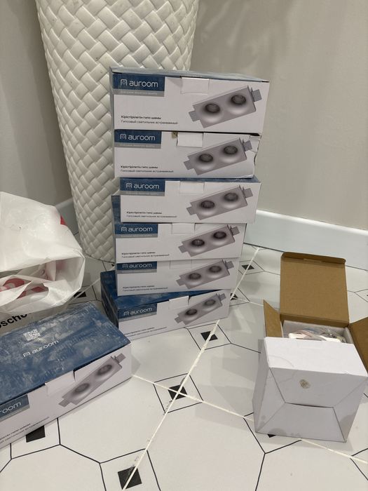 Гипсовый светильник встраиваемый