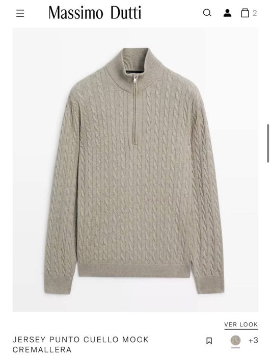 Оригинал Massimo Dutti мужской джемпер