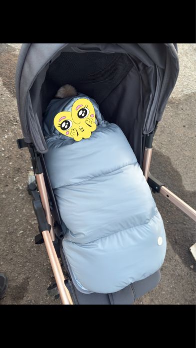 Зимний конверт для новорожденных