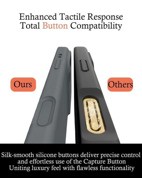 Husă iPhone 17 Silicon Lichid MagSafe cu Buton Cameră – Gri