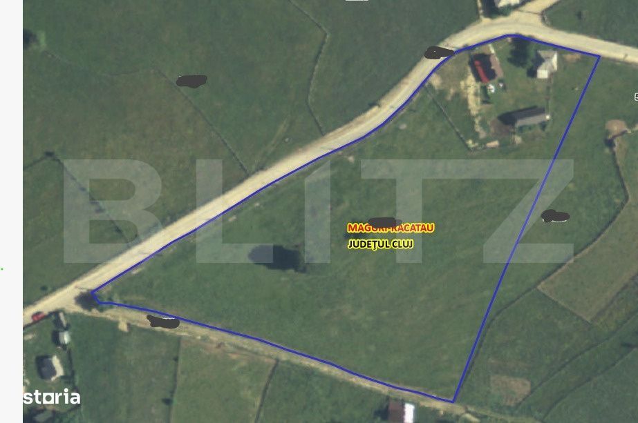 Teren 10.000 mp, cu 2 case, de vacanta, zona Maguri-Racatau