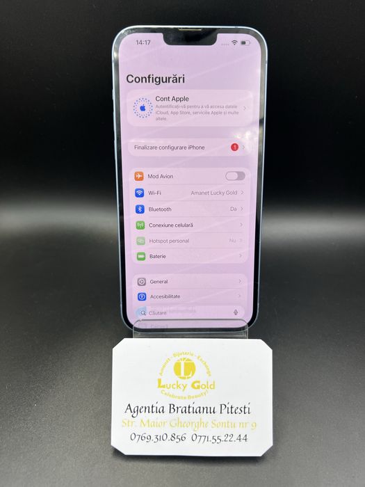 Telefon iphone 14 plus 128/6 gb baterie 85% cod 24396