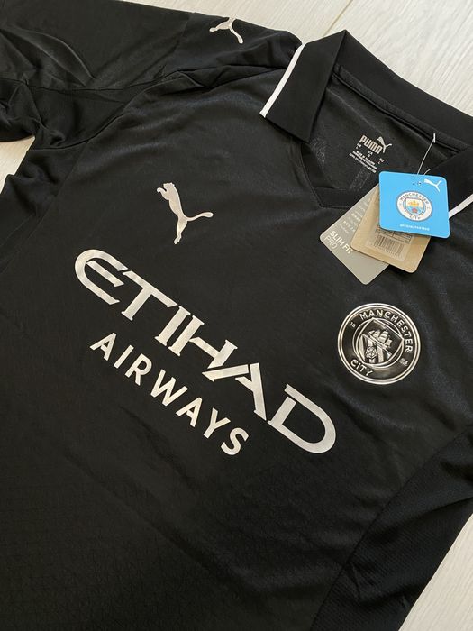 Tricou Deplasare Manchester City Haaland 2025-2026
