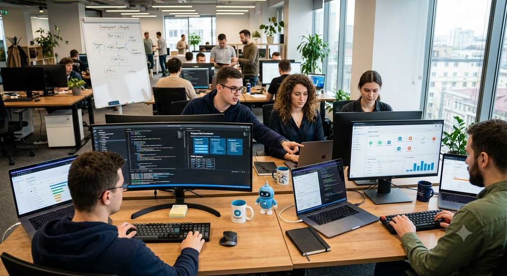 Разработка сайтов, Telegram-ботов, CRM и автоматизация процессов AI