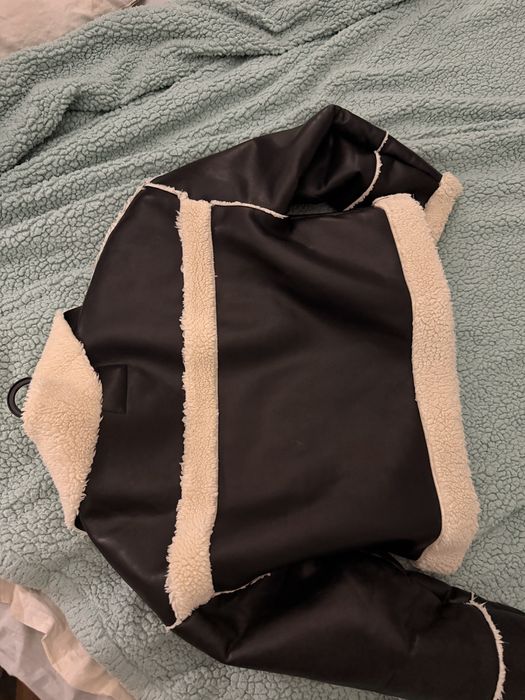 Review яке теди пух кремаво и черна кожа кожено зимно jofra nikole ale