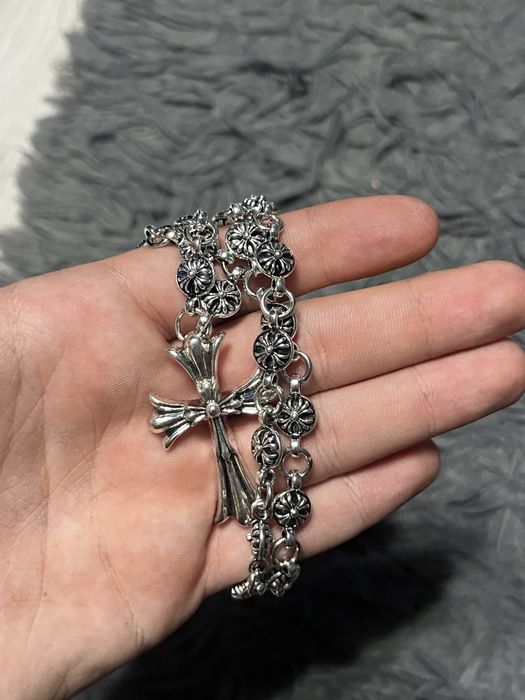 Lant Chrome Hearts Cross Pendant Chain
