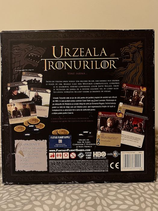 Joc de societate Urzeala Tronurilor (Game of Thrones)  (negociabil)