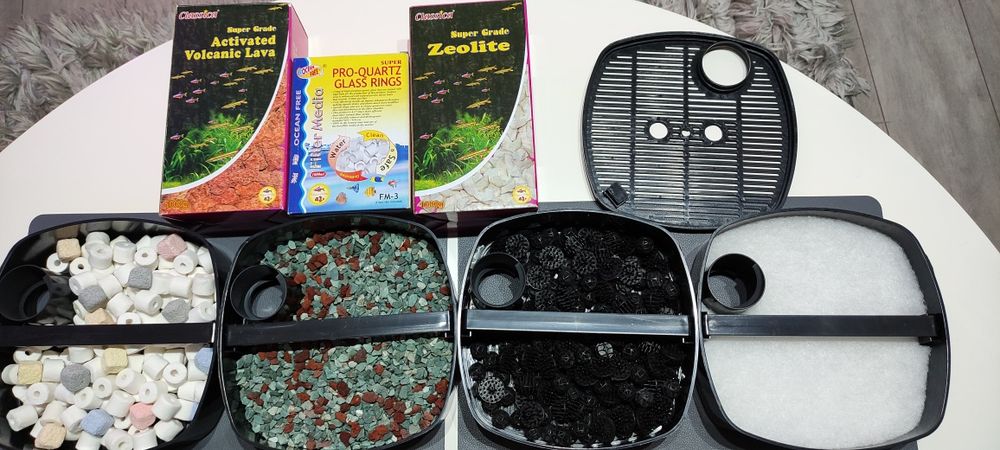 Filtru extern SUNSUN HW-3000 (UV 9W) NOU + Medii filtrante NOI