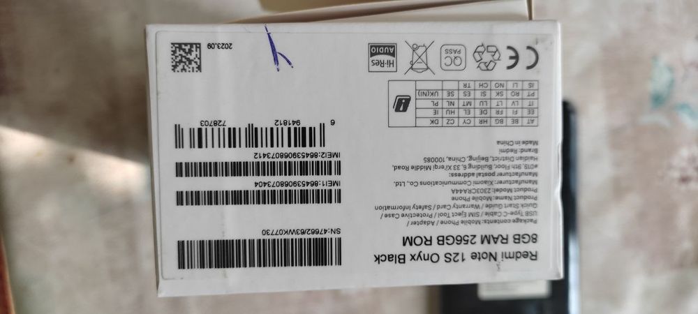 Redmi Note 12s 256 Гб