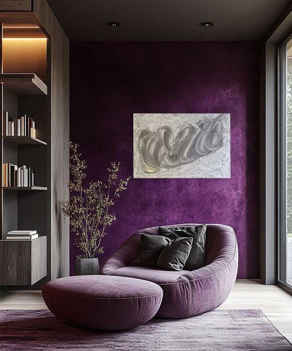 Абстракция, акрил, размер 90х60