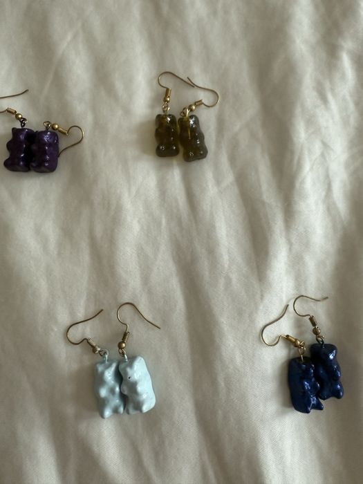 Обеци ръчно избработени с мечета