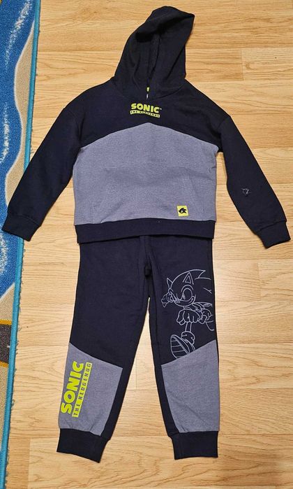 Детски спортен комплект SONIC – суитшърт с качулка + панталон (5 г.)