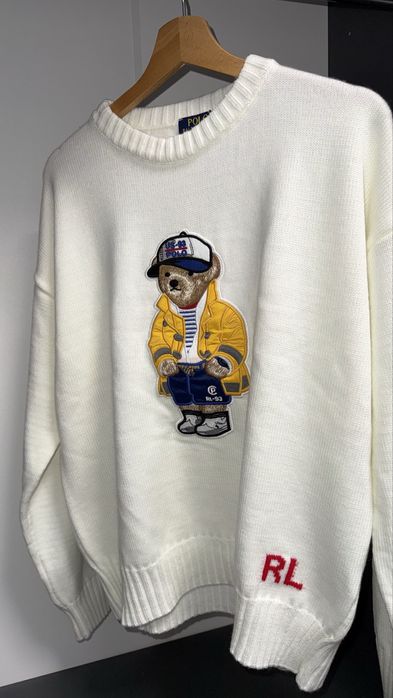 Луксозен пуловер Polo Ralph Lauren Bear M/L