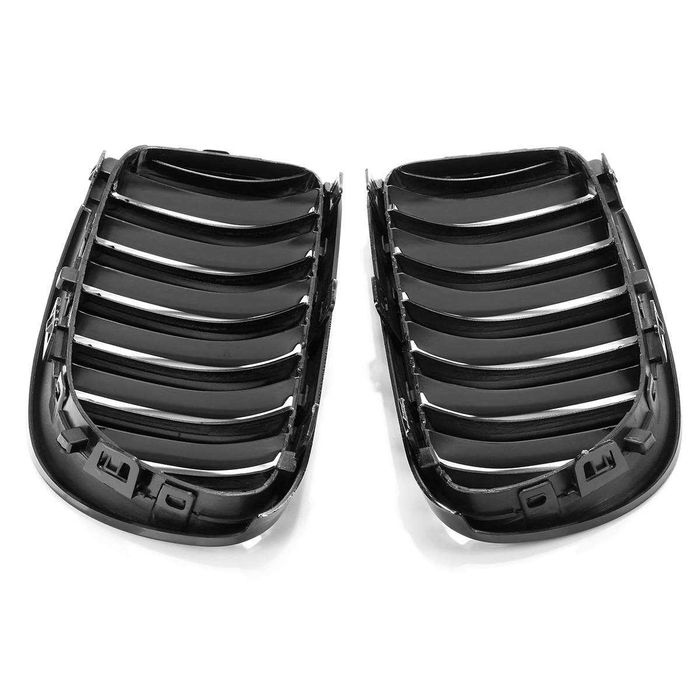 Negru Lucios Grile Nari Duble M Bmw E92 E93 LCI FACELIFT//NON FACELIFT