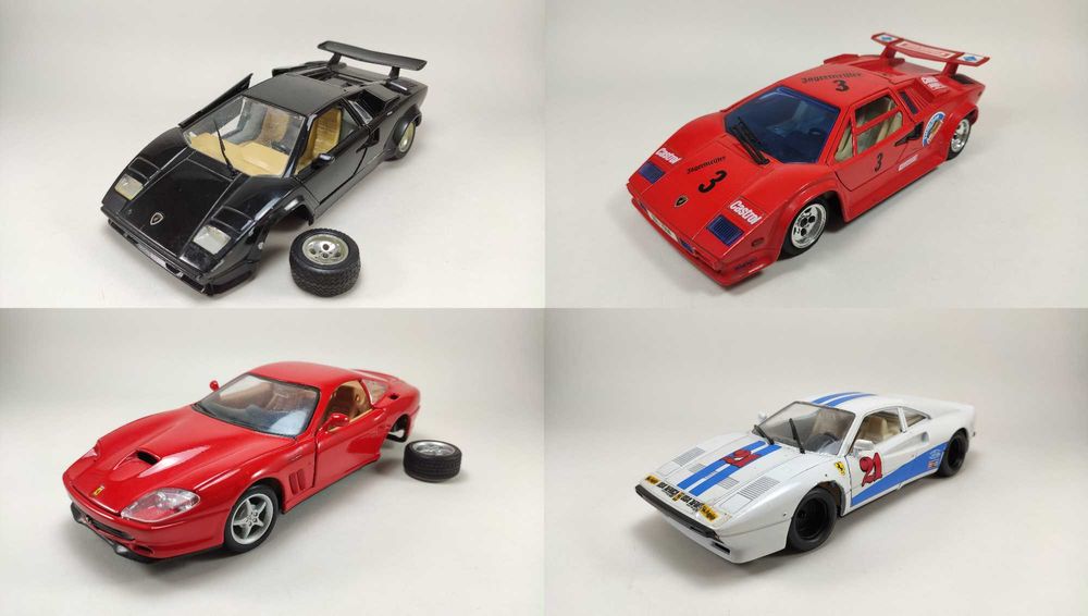 авто модели със забележки в 1/24 Danbury Mint, Revel, Bburago, Maisto