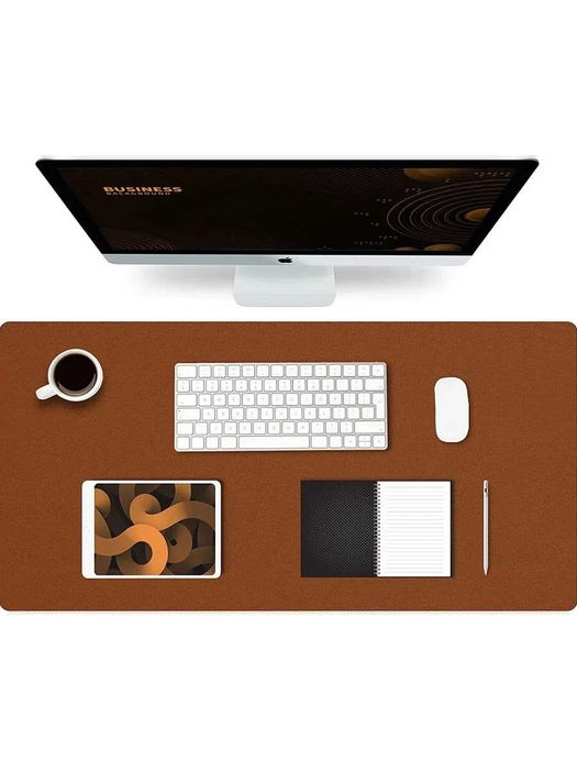 Кожаные настольные коврики 90×40 см — 5 цветов. Есть доставка