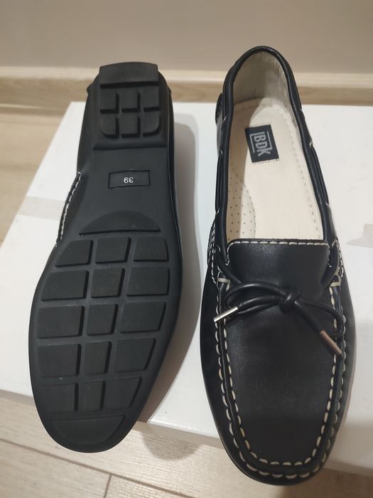 Дамски мокасини от естествена кожа