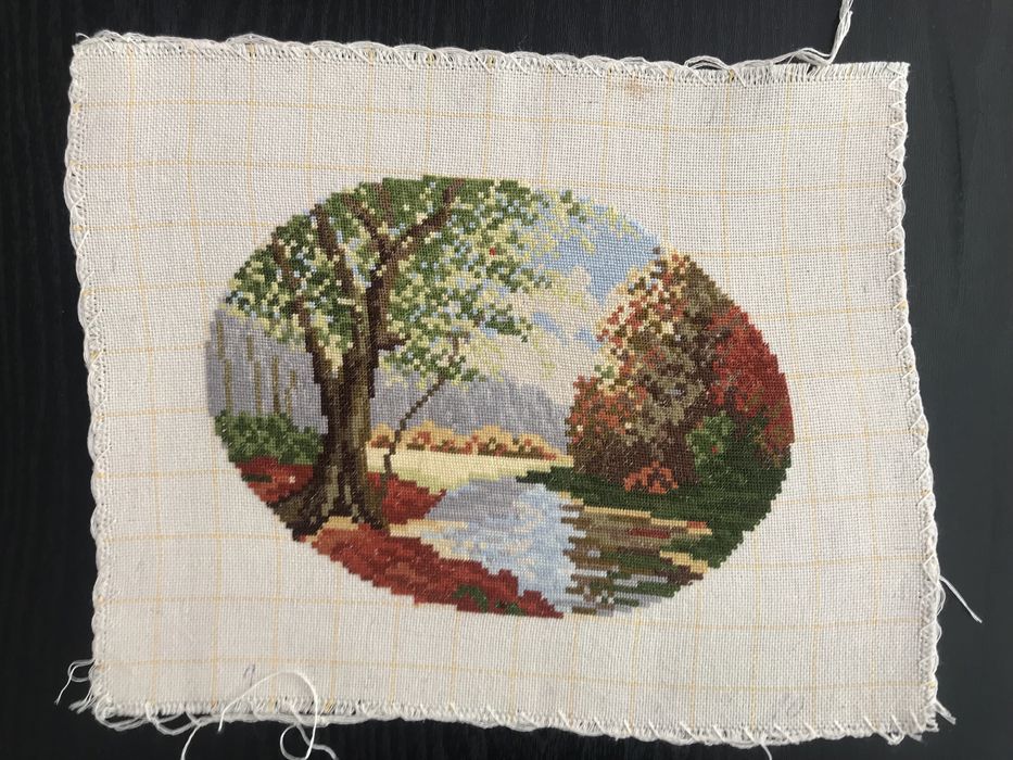 Овален гоблен - Есен