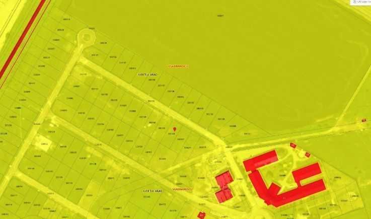 Teren Via Carmina - front stradal 15,23m