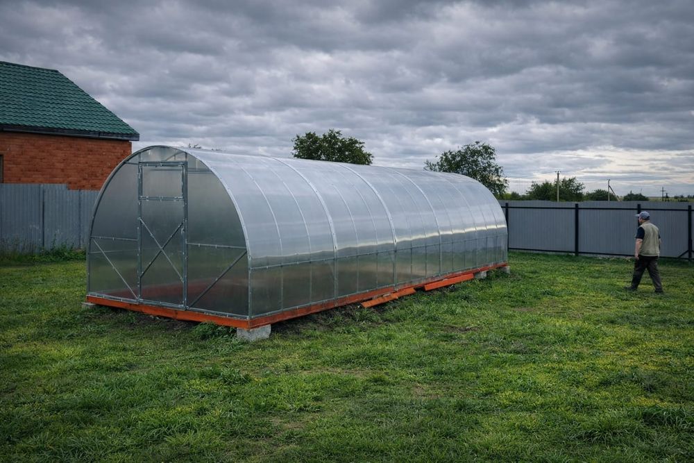 Теплицы доставка установка поликарбонат не дорого  выезд на замер