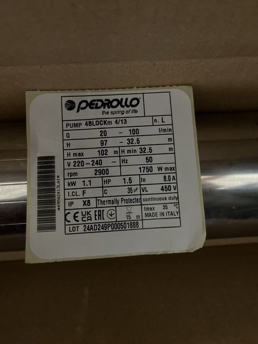 Pompa submersibila Pedrollo