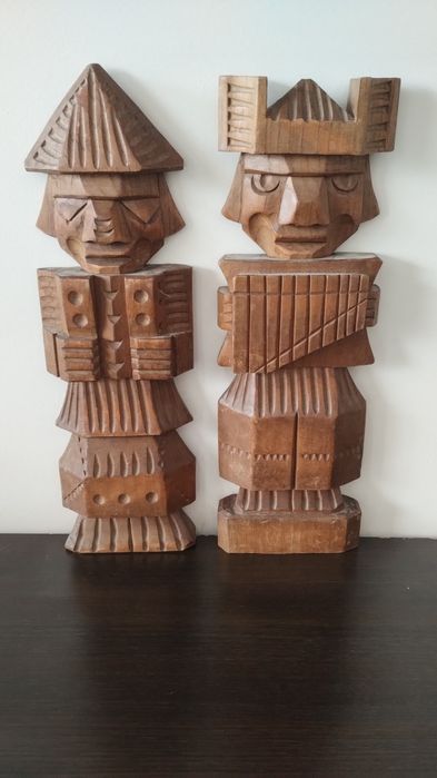 Дървени фигури /пана за стена.
